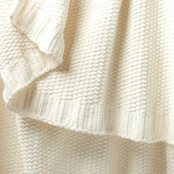 NWT Solid Chenille Knit Throw Blanket from Threshold - Picture 2 of 4